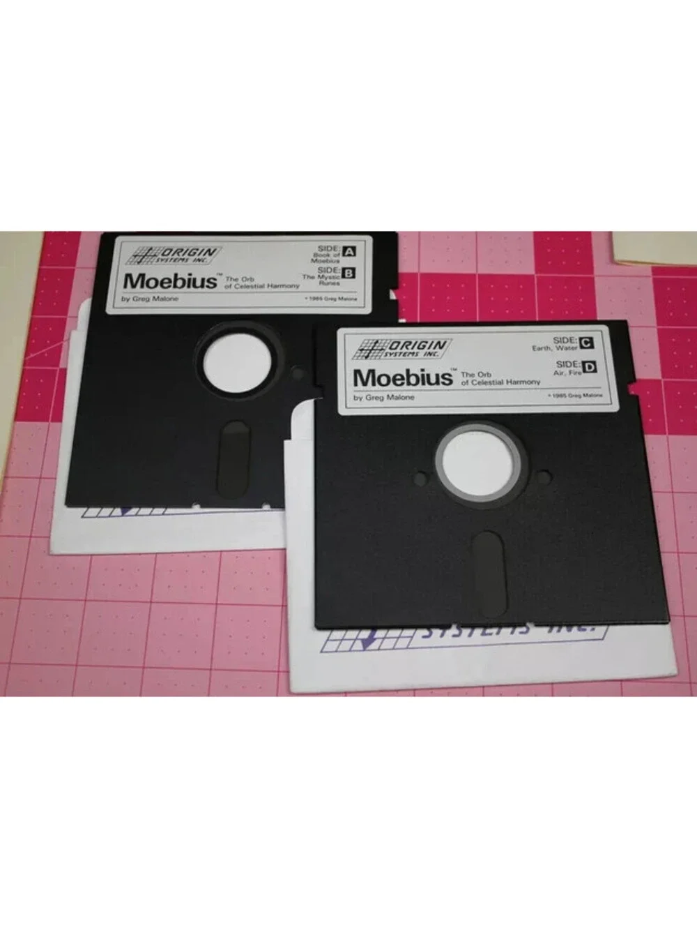 Moebius The Orb of Celestial Harmony Commodore 5.25 floppy